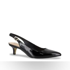 BELLA Vita Women’s Scarlett II Pump Black Patent Leather Sling Back 8.5W